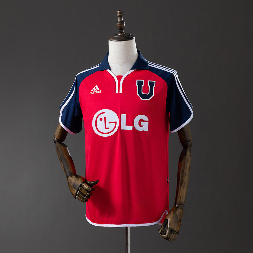 Camiseta Retro U. de Chile Visita 01/02 - frente