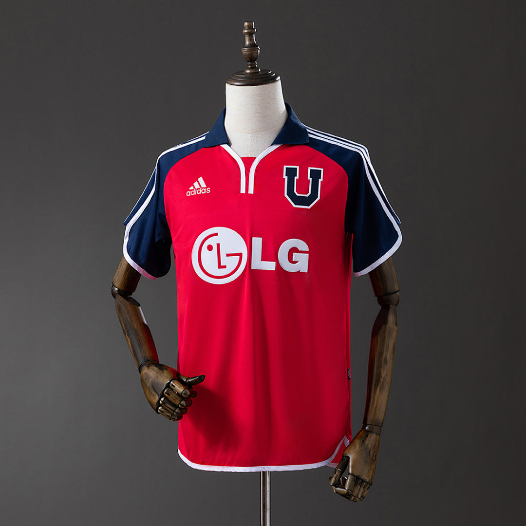 Camiseta Retro U. de Chile Visita 01/02 - frente