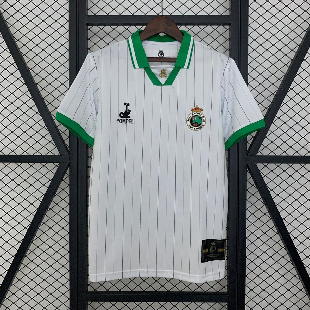 Camiseta Racing de Santander Gris Claro y Negra 112º Aniversario 2025/26 - frente