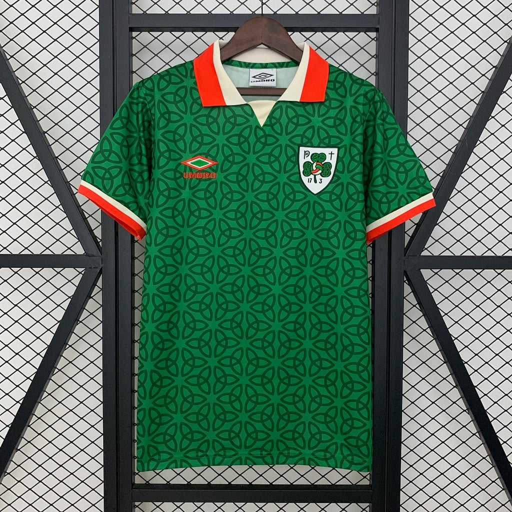 Camiseta Irlanda Local Verde Oscuro y Verde 2025/26 - frente