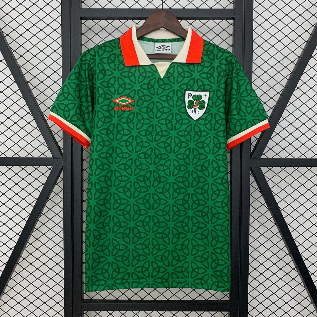 Camiseta Irlanda Local Verde Oscuro y Verde 2025/26 - frente