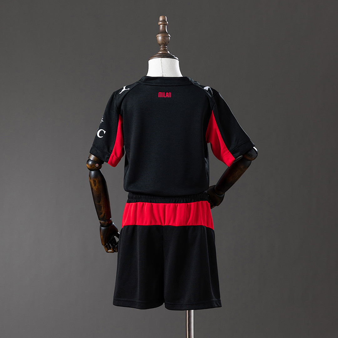 Conjunto Niños AC Milan Local 2025/26 - espalda