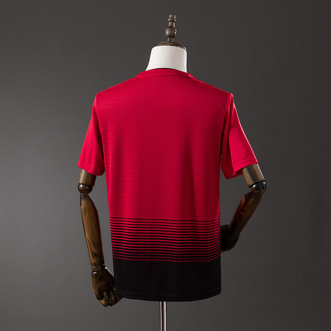 Camiseta Retro Manchester United Local 18/19 - espalda