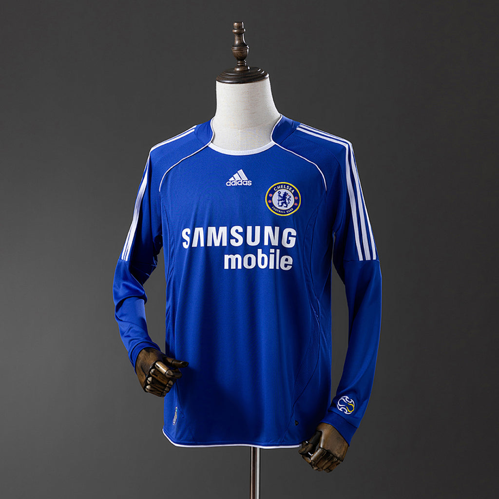Camiseta Retro Chelsea Local Manga Larga 06/07 - frente
