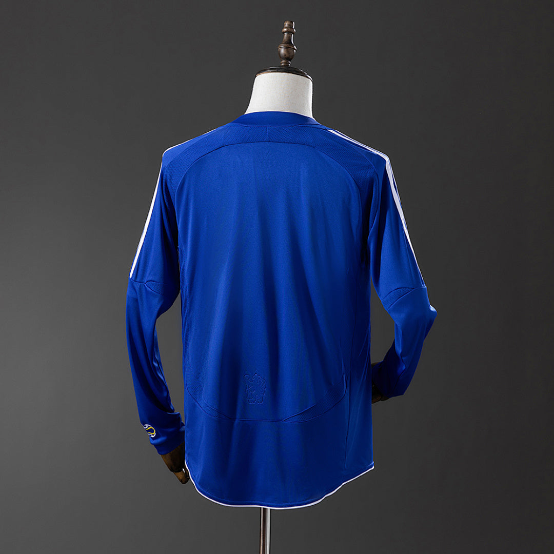 Camiseta Retro Chelsea Local Manga Larga 06/07 - espalda