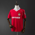 Camiseta Retro SL Benfica Local Gris y Burdeos 94/95 - frente