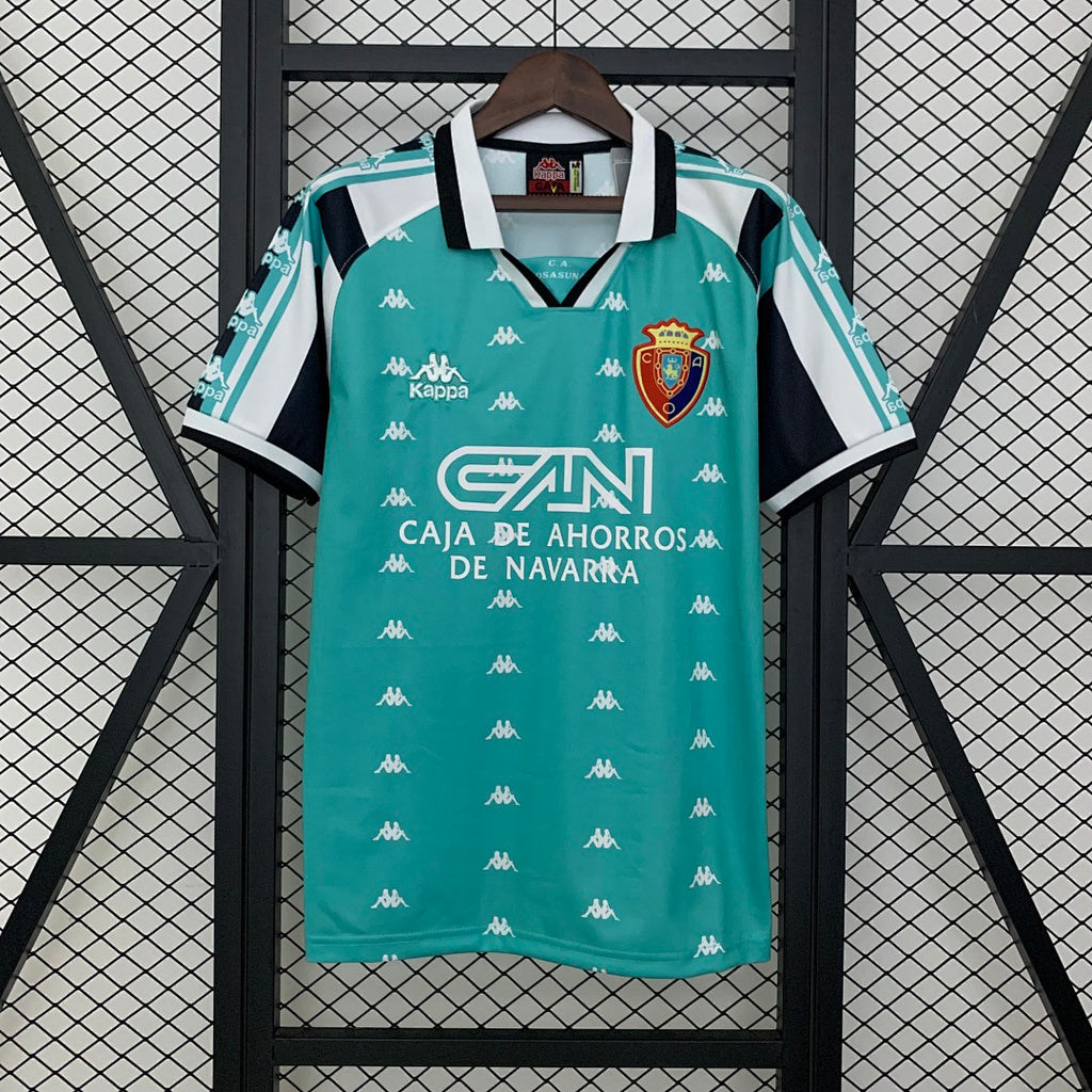 Camiseta Retro CA Osasuna Visita Turquesa 95/97 - frente