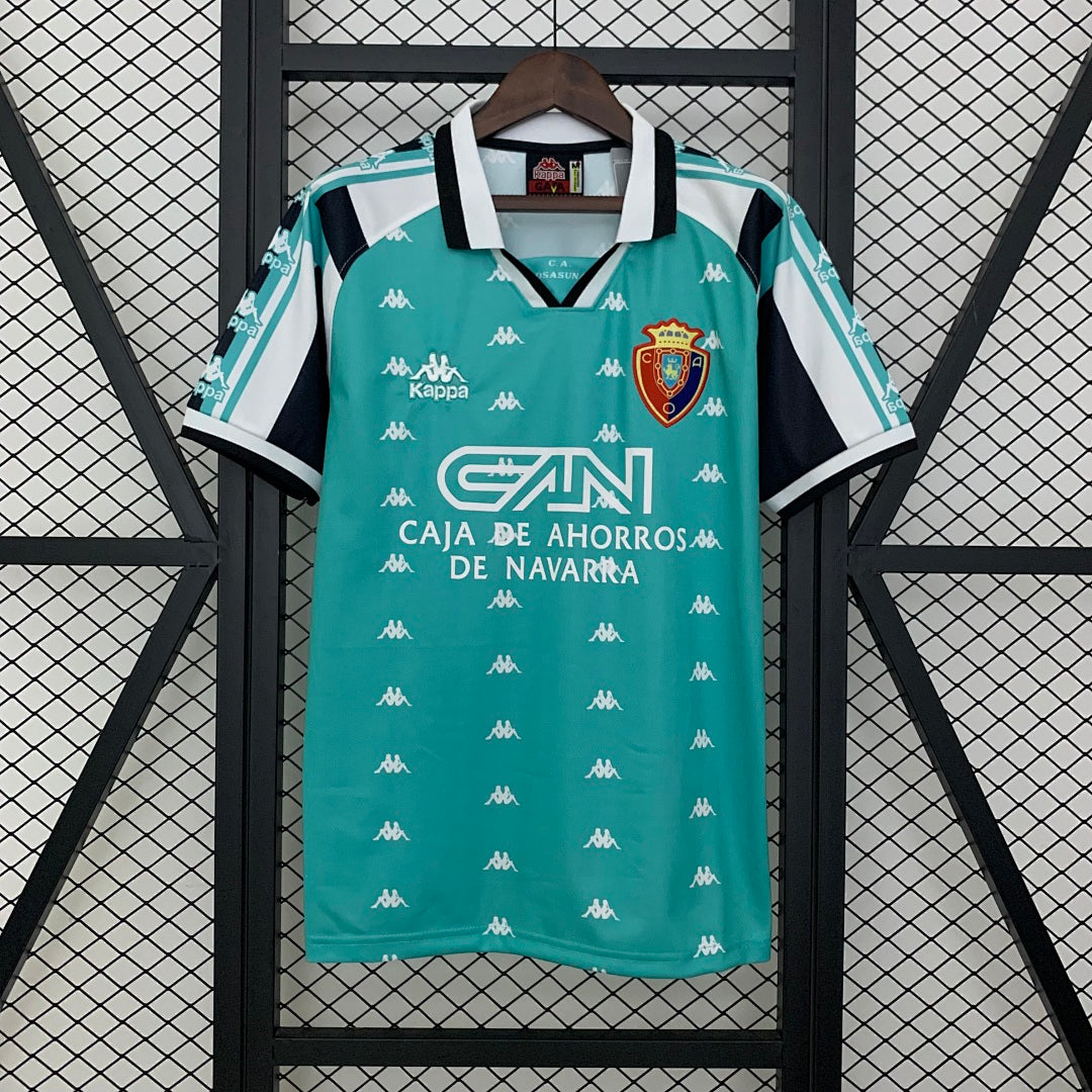 Camiseta Retro CA Osasuna Visita Turquesa 95/97 - frente