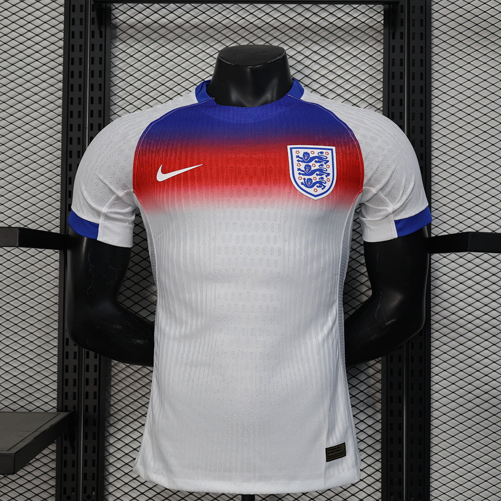 Camiseta Inglaterra Local Gris Claro y Morada 2025 Versión Jugador - frente
