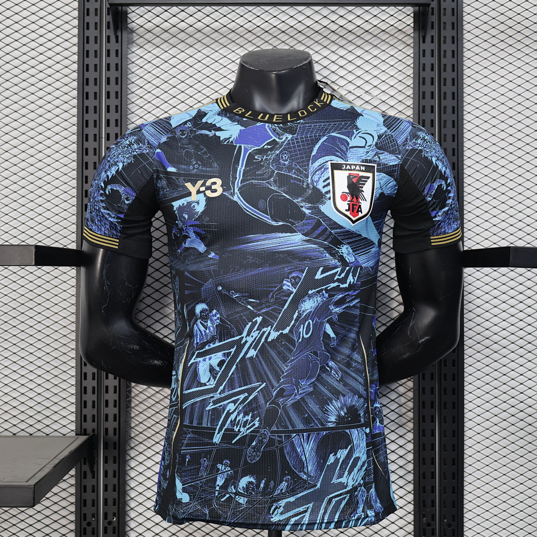 Camiseta Japón Azul Marino y Negra Edición Especial 2025 Versión Jugador - frente