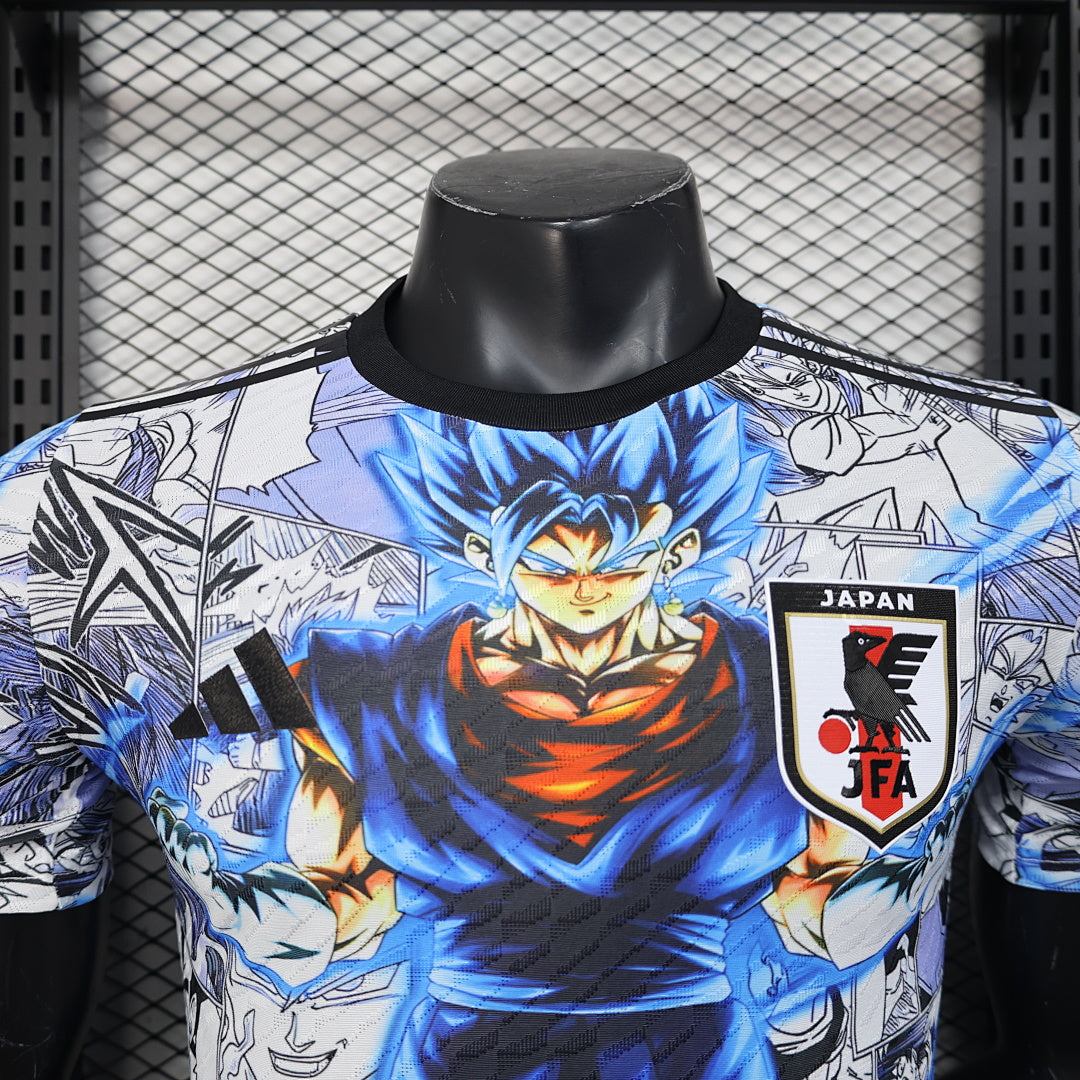Camiseta Japón Celeste y Gris Claro Edición Especial 2025 Versión Jugador - espalda