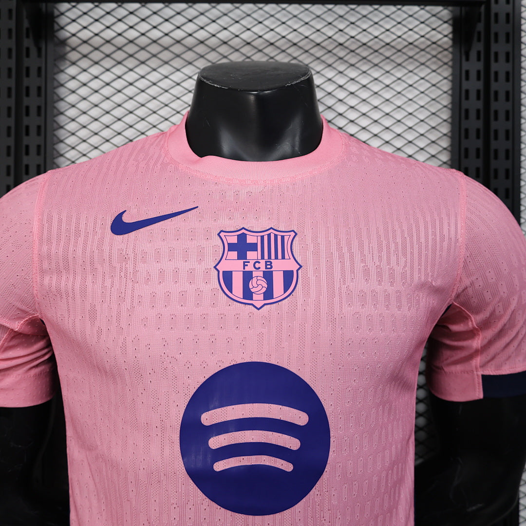 Camiseta FC Barcelona Rosada 2025/26 Versión Jugador - espalda