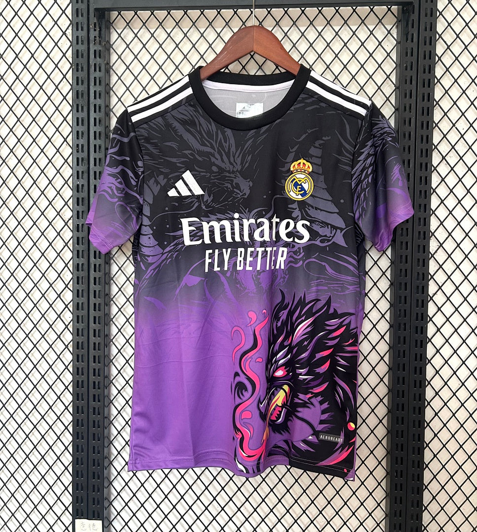Camiseta Real Madrid Negra y Morada Edición Especial 2025/26 II - frente
