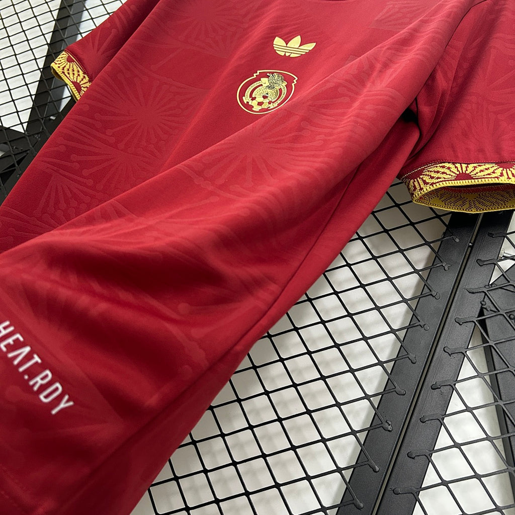 Camiseta México Burdeos y Negra Edición Especial 2025 - espalda