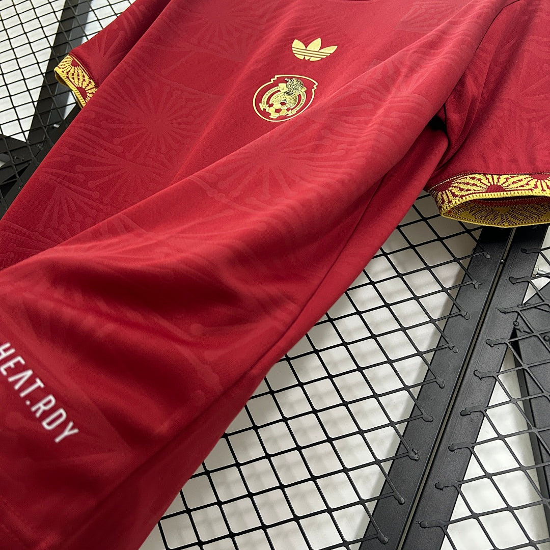 Camiseta México Burdeos y Negra Edición Especial 2025 - espalda