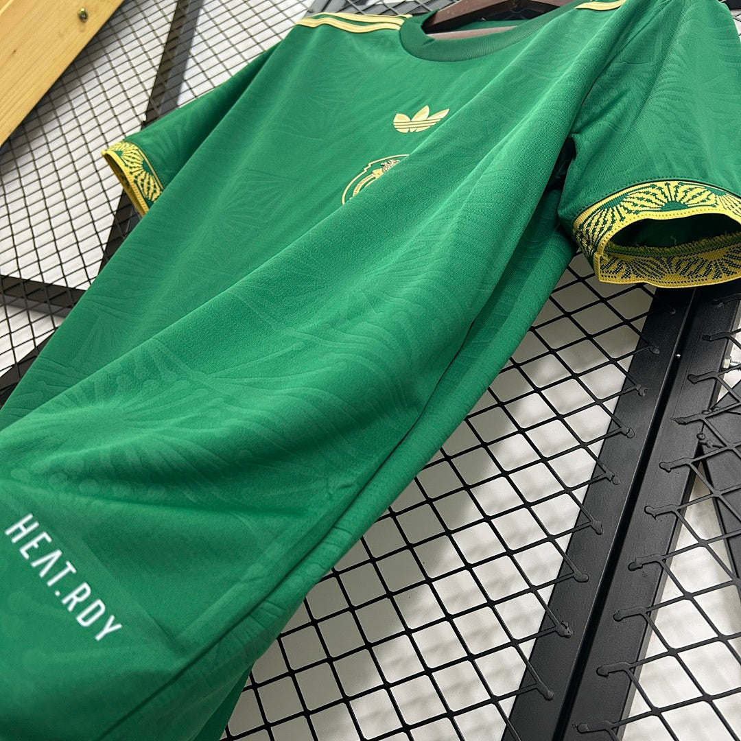 Camiseta México Verde Oscuro y Gris Edición Especial 2025 - espalda