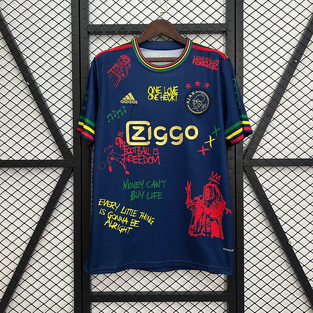 Camiseta Ajax Azul Marino y Negra Edición Especial 2025/26 - frente