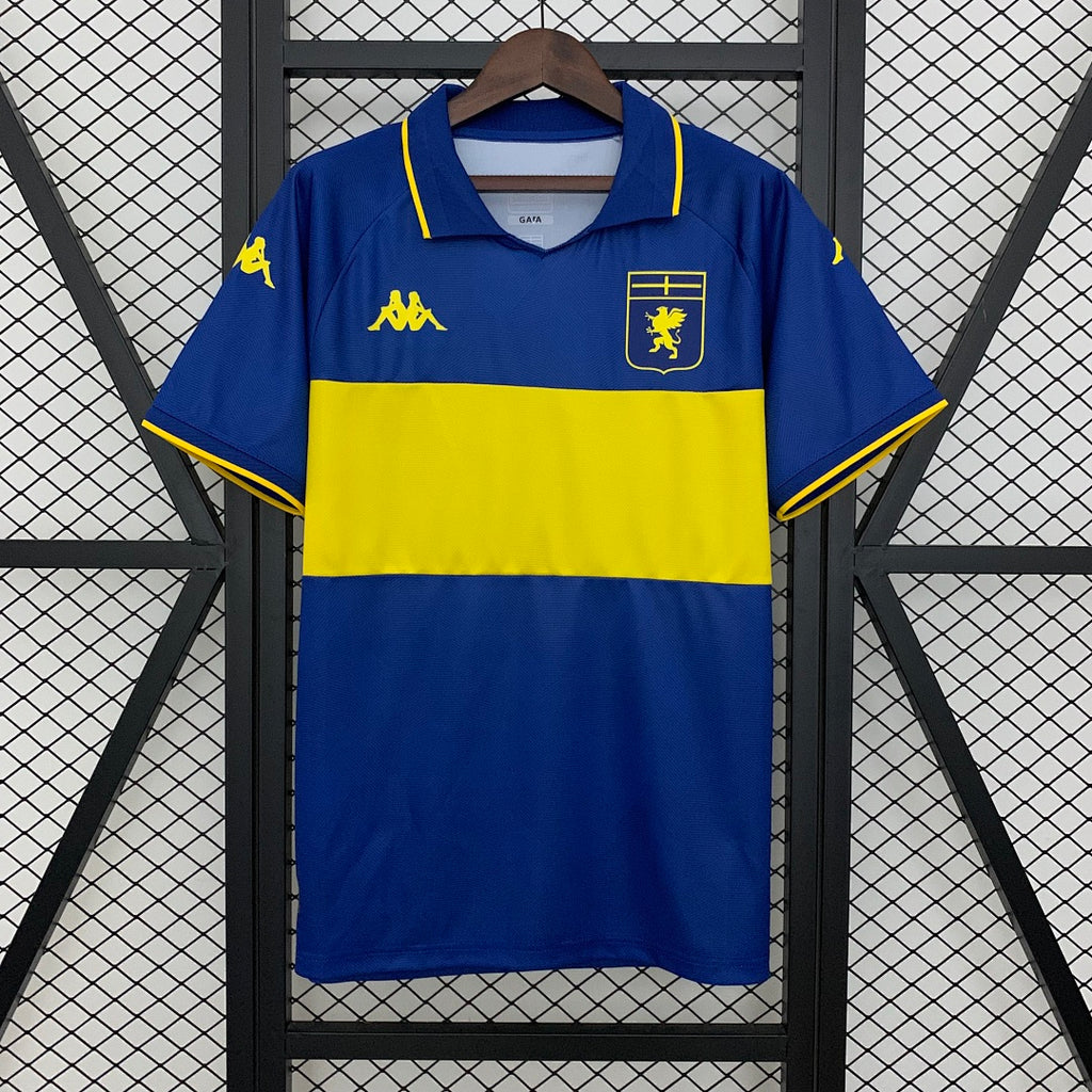 Camiseta Genoa Azul Marino y Amarilla Edición Especial 2025/26 - frente