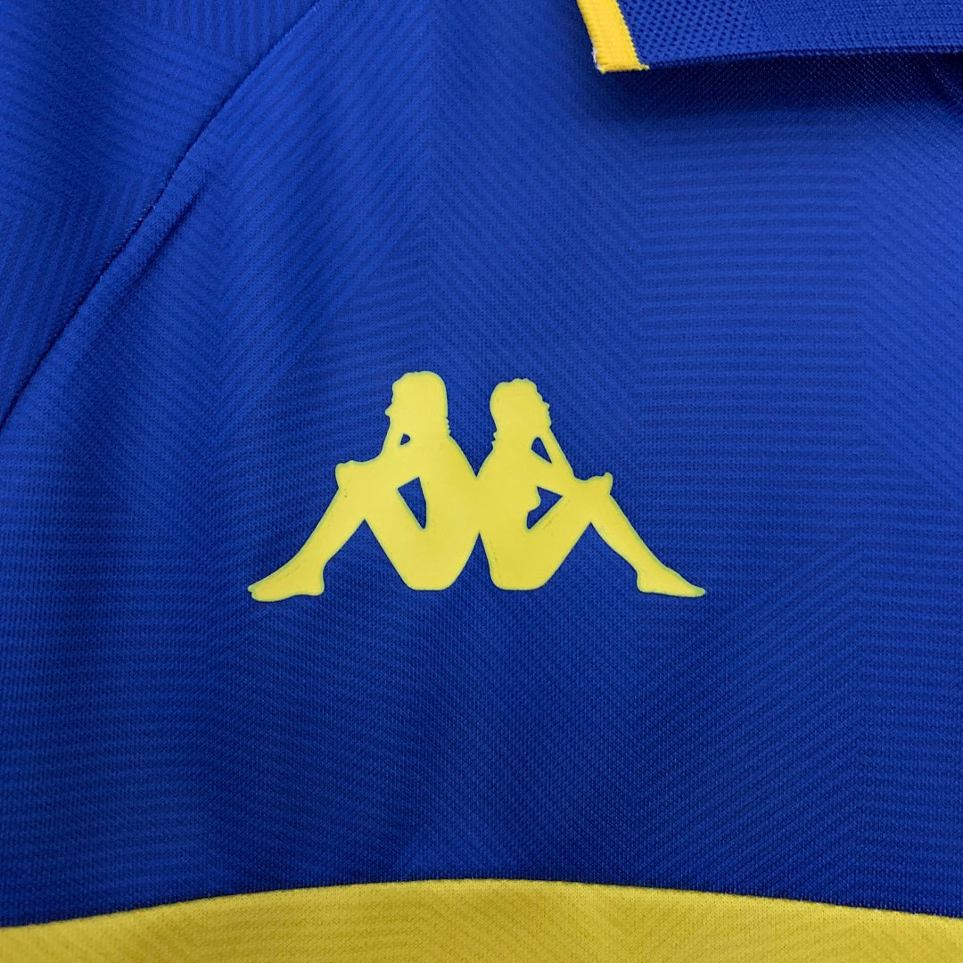 Camiseta Genoa Azul Marino y Amarilla Edición Especial 2025/26 - espalda