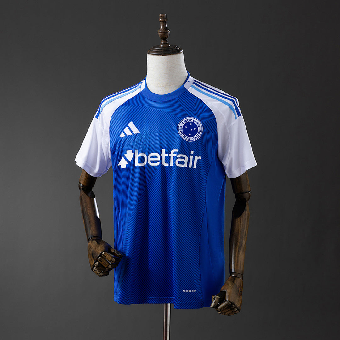 Camiseta Cruzeiro Local Con Sponsors 2025/26 - frente