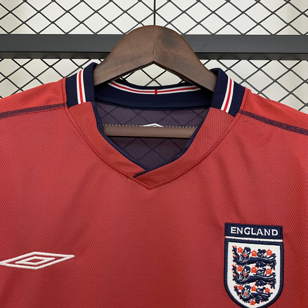 Camiseta Retro Inglaterra Visita 2002 - espalda