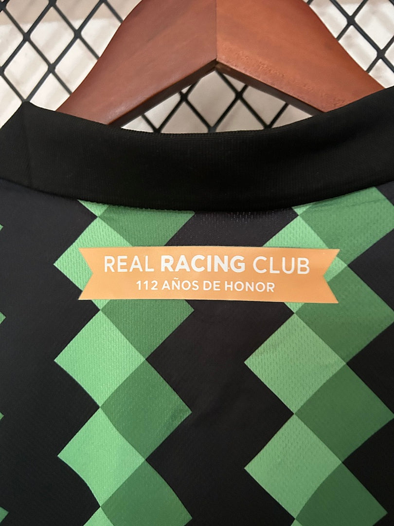 Camiseta Racing de Santander Negra y Verde 112º Aniversario 2025/26 - espalda