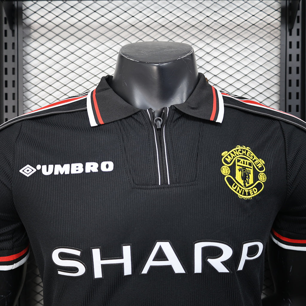 Camiseta Retro Manchester United Edición Especial 98/99 Versión Jugador - espalda