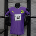 Camiseta Borussia Dortmund Morada y Negra Edición Especial 2025/26 Versión Jugador - frente