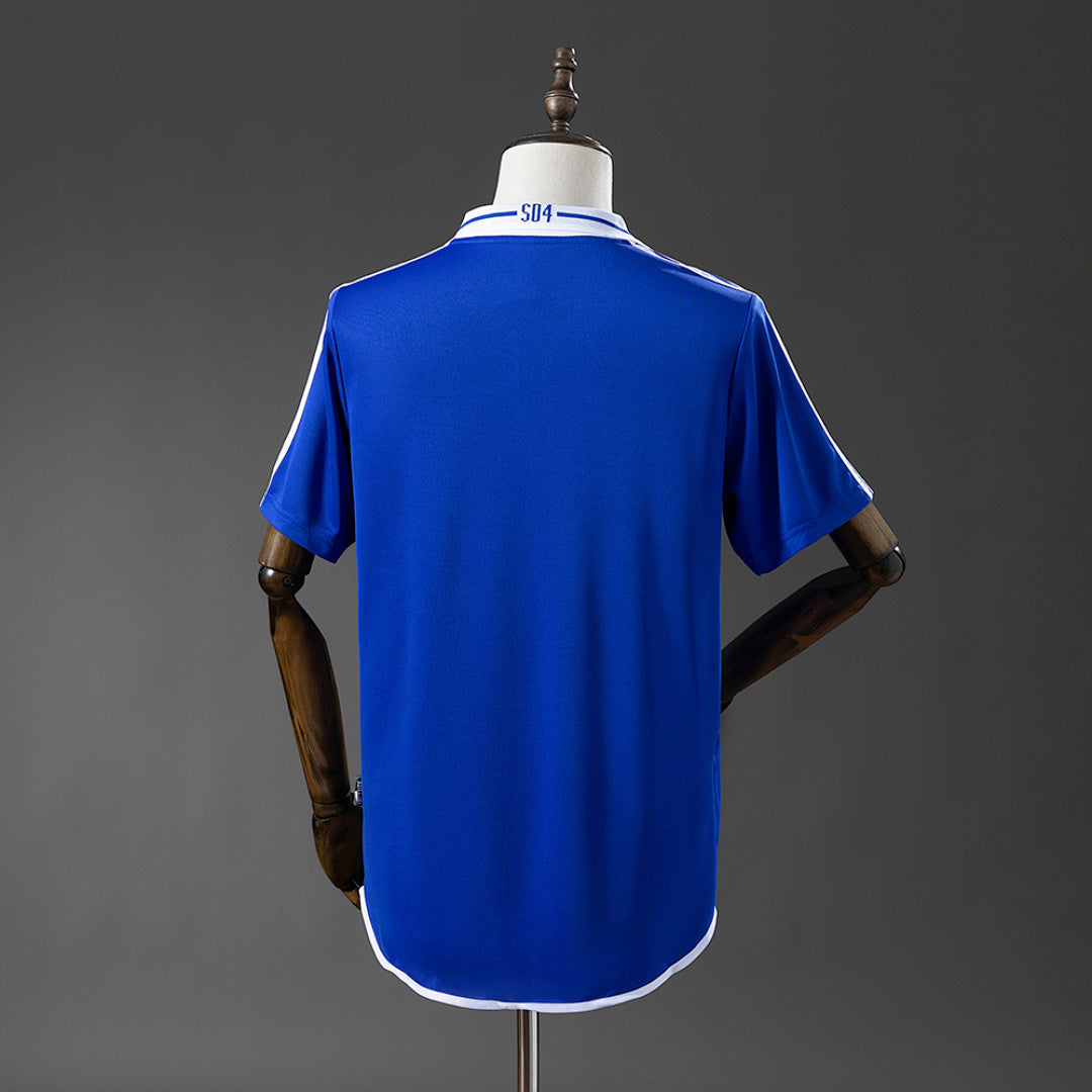 Camiseta Retro Schalke 04 Local 01/02 - espalda