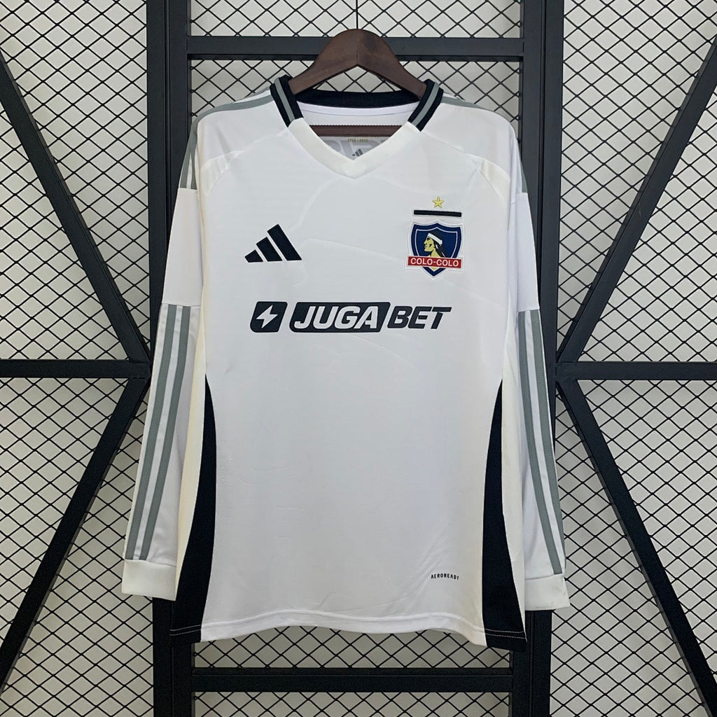Camiseta Colo Colo Local Gris Claro y Gris 2025/26 - frente