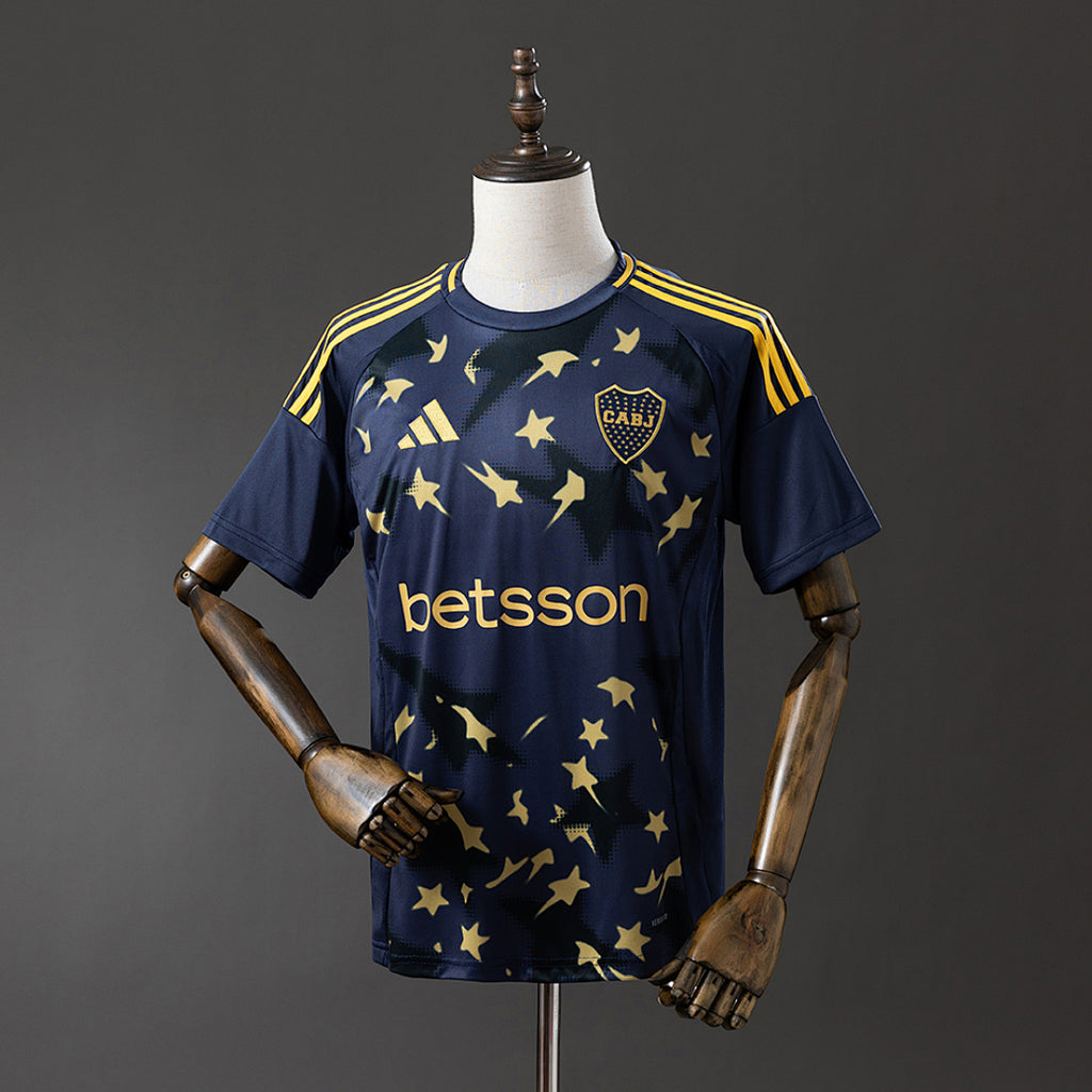 Camiseta Boca Juniors Negra y Gris Edición Especial 2025/26 - frente