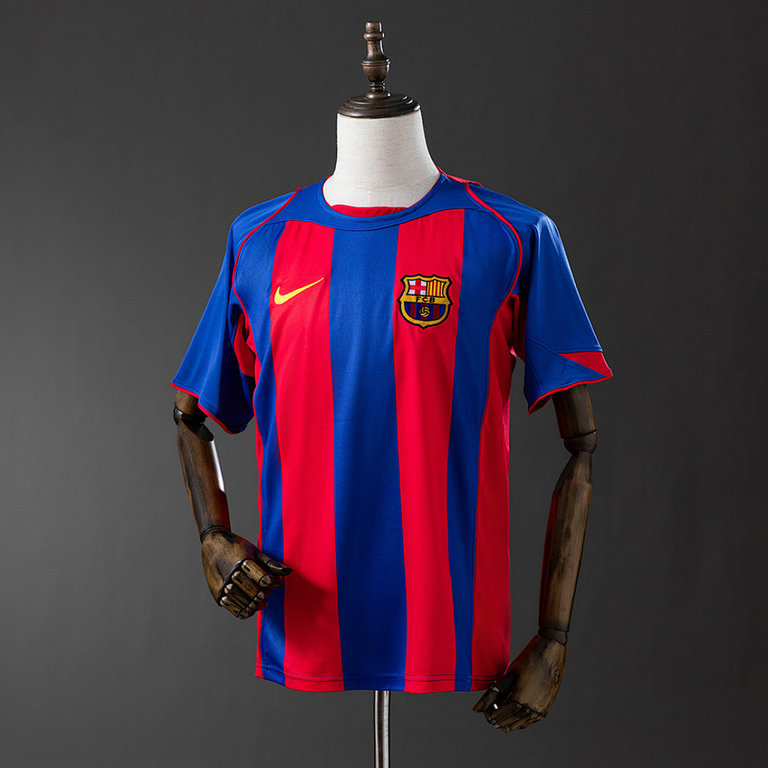 Camiseta Retro FC Barcelona Local 04/05 - frente