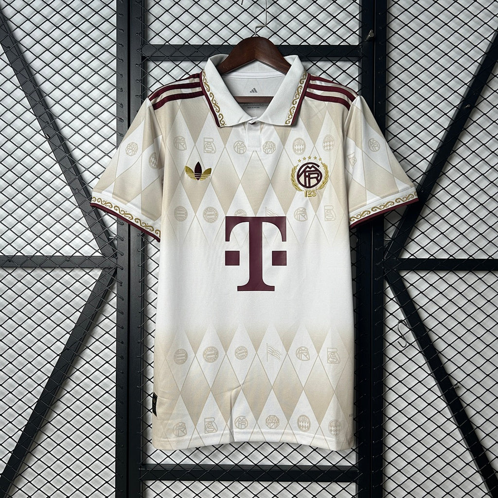 Camiseta Bayern Múnich Gris Claro y Amarilla Edición Especial 2025/26 - frente