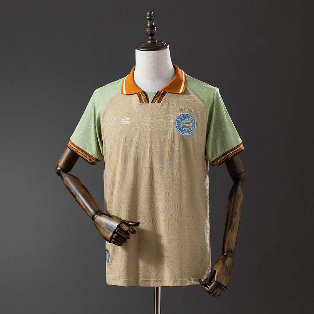 Camiseta EC Bahia Beige 2025/26 - frente
