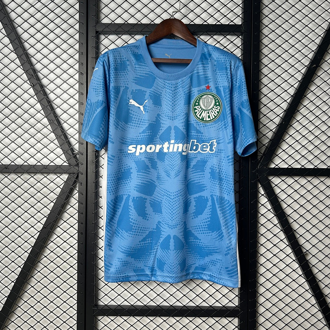 Camiseta Palmeiras Portero Celeste y Azul 2025/26 - frente