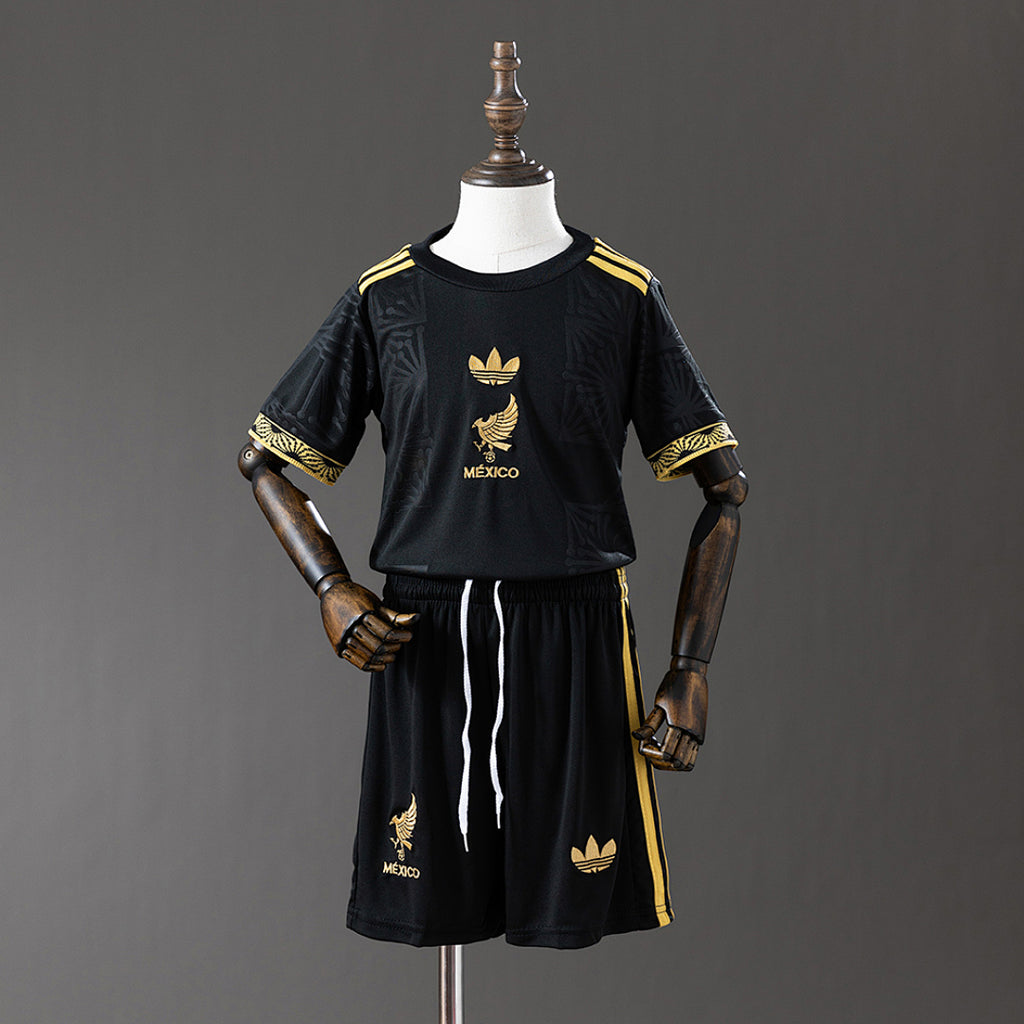Conjunto Niños México Negra y Gris Edición Especial 2025 - frente