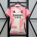 Camiseta Retro Real Madrid Local Roja y Dorada 14/15 - frente