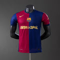 Camiseta FC Barcelona Local Negra y Azul Marino 2024/25 Versión Jugador - frente
