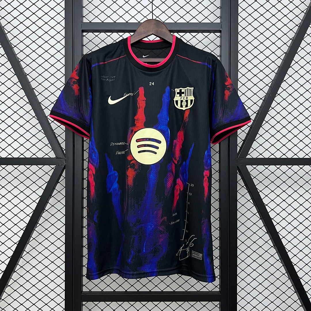 Camiseta FC Barcelona Negra y Azul Marino Edición Especial 2025/26 - frente