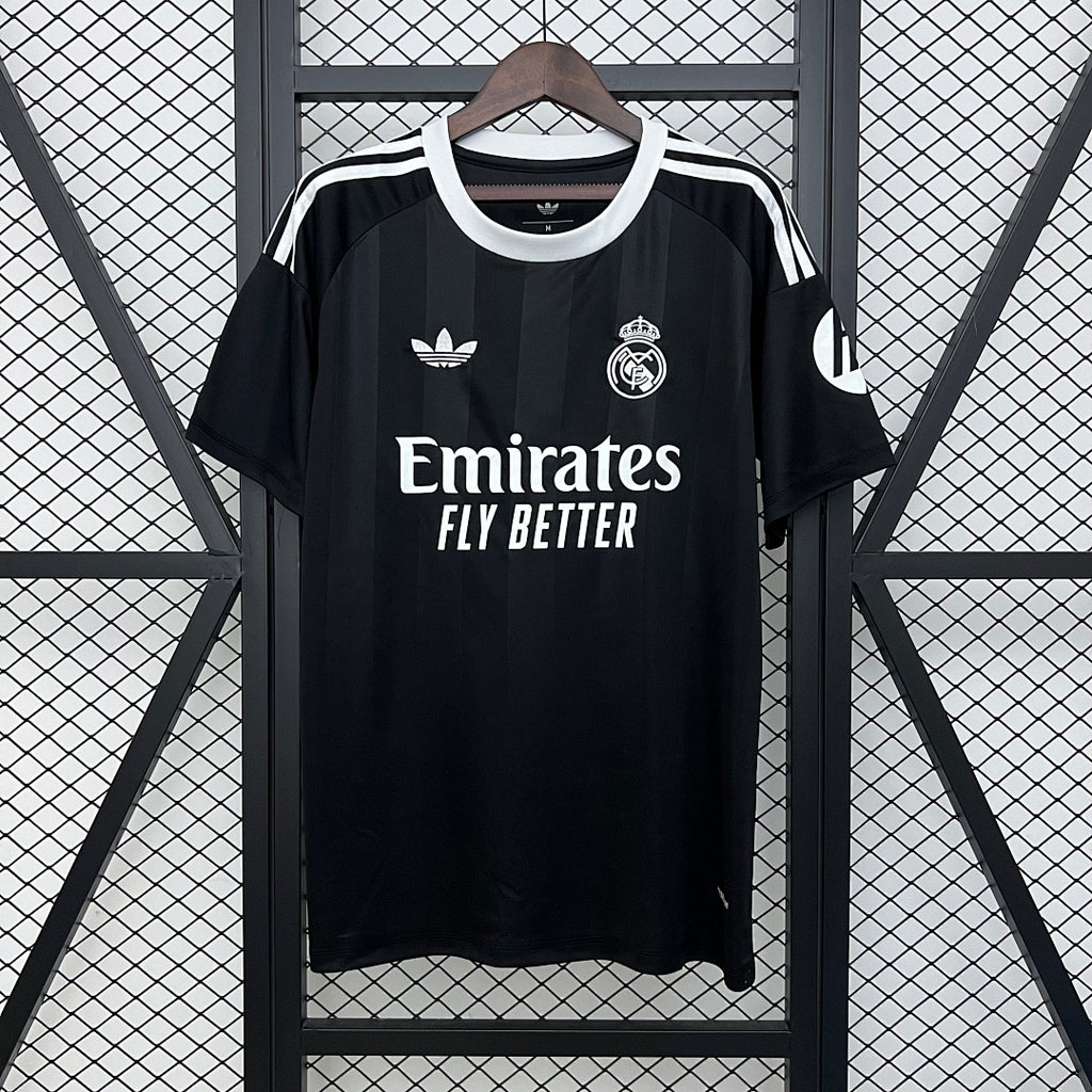 Camiseta Real Madrid Negra y Gris Edición Especial 2025/26 II - frente