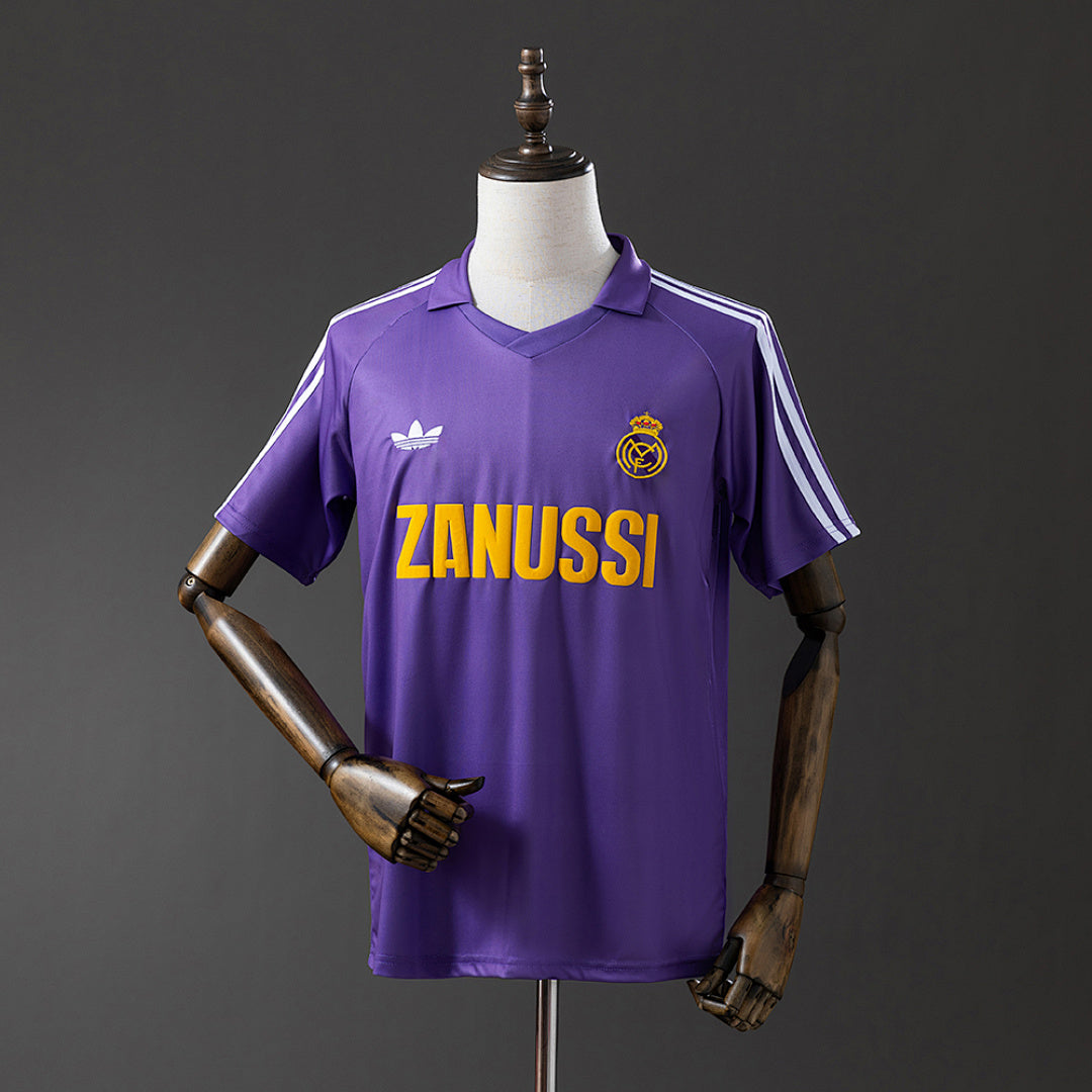 Camiseta Retro Real Madrid Visita 84/85 - frente