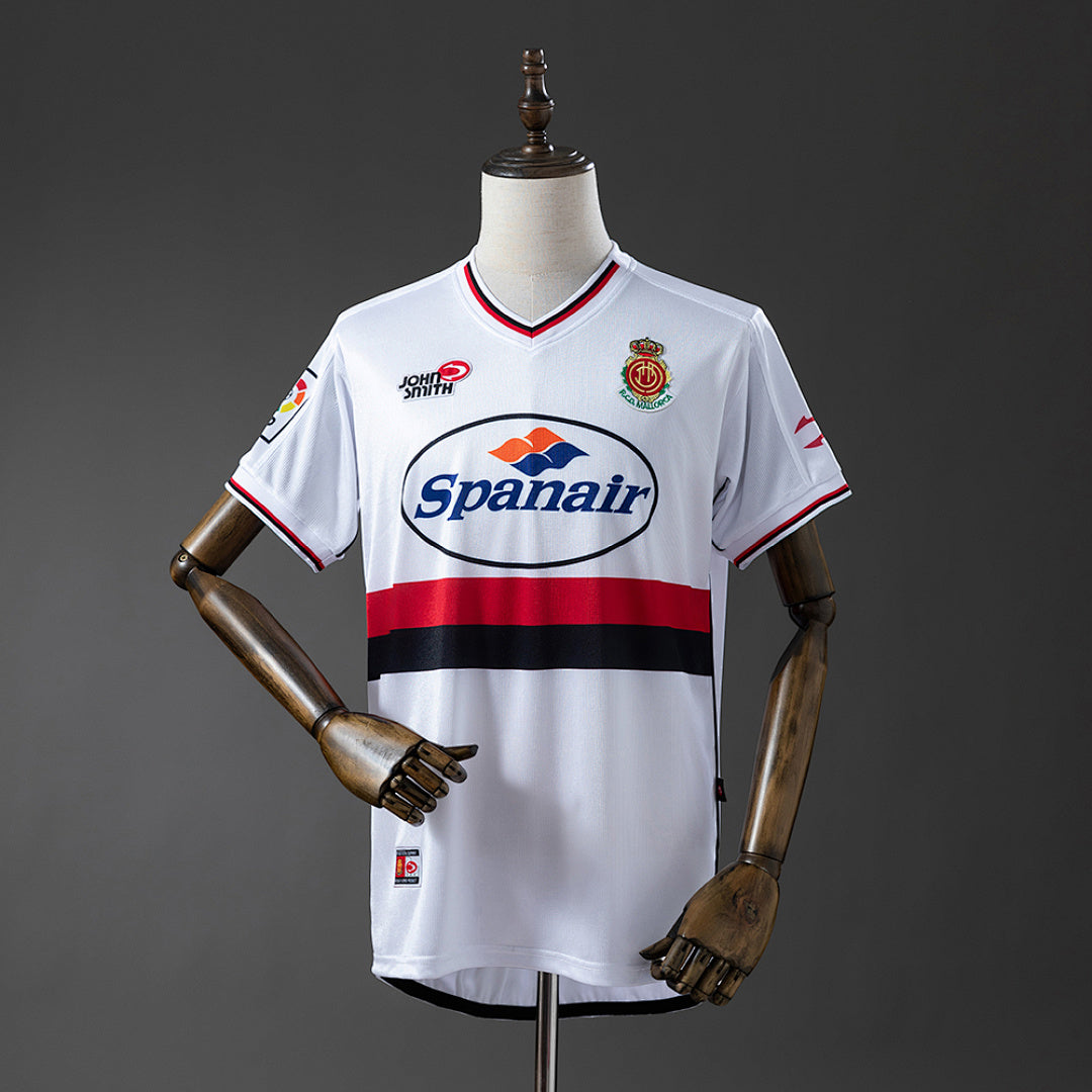 Camiseta Retro RCD Mallorca Blanca 01/02 - frente