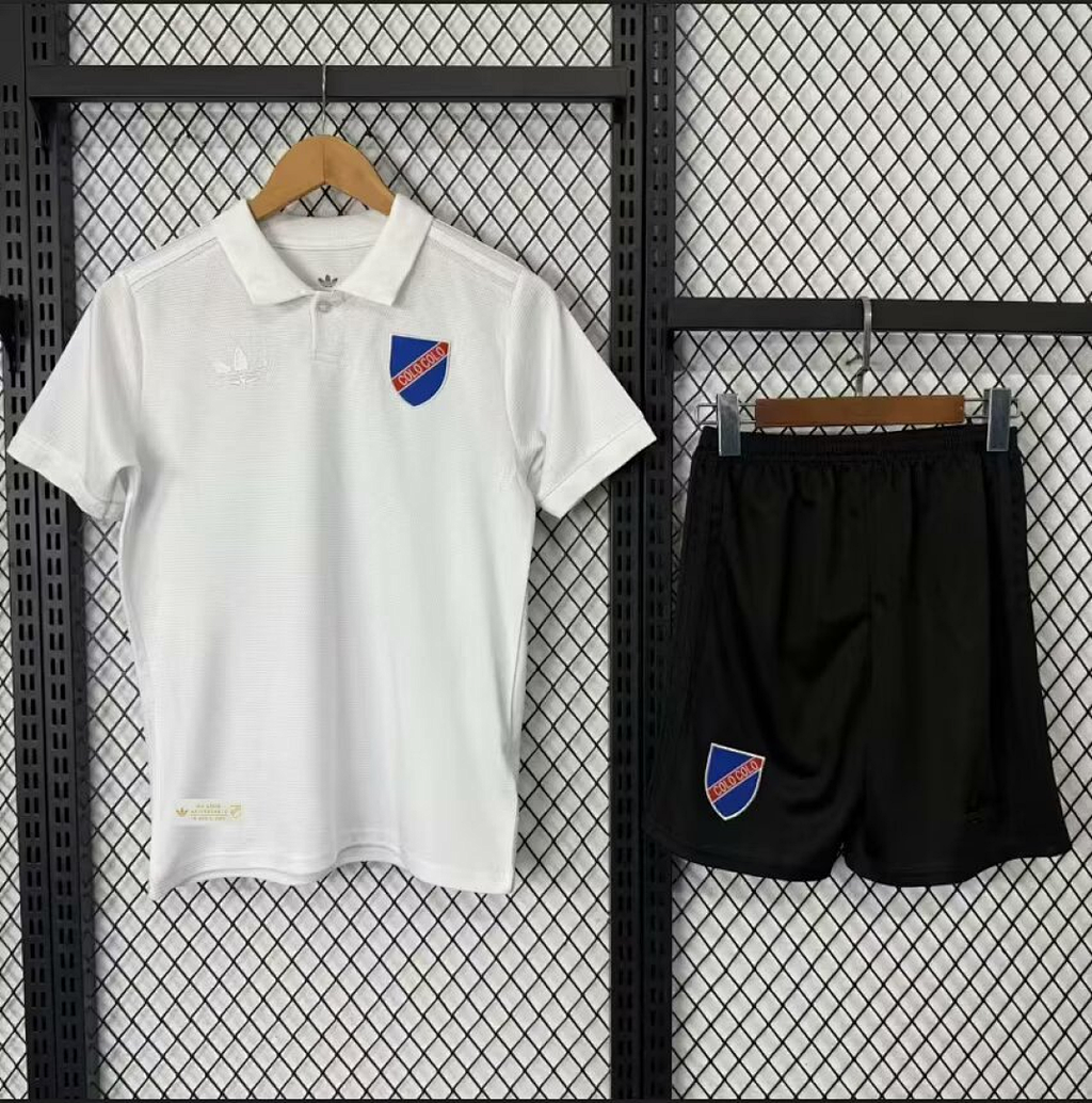 Conjunto Niños Colo Colo Blanca 100º Aniversario 2025/26 - frente