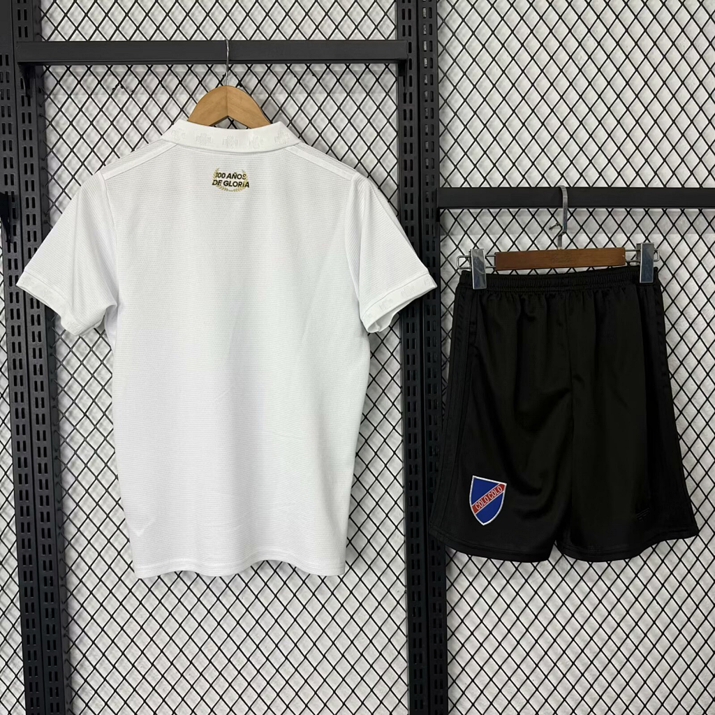 Conjunto Niños Colo Colo Blanca 100º Aniversario 2025/26 - espalda