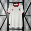 Camiseta SL Benfica Gris Claro y Negra Edición Especial 2025/26 - frente