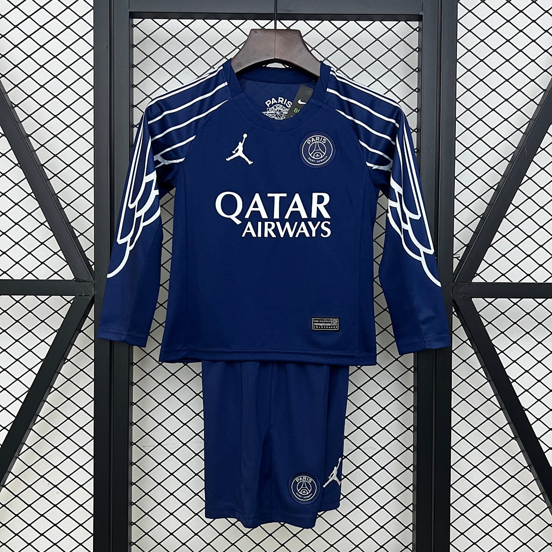 Conjunto Niños PSG Cuarta Azul Marino 2024/25 - frente