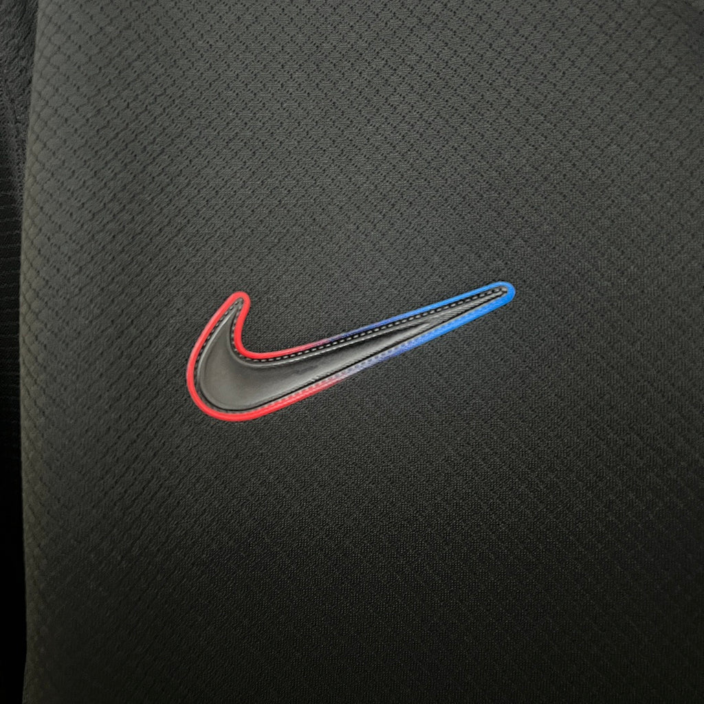 Camiseta FC Barcelona Visita Negra y Gris 2024/25 - espalda