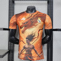 Camiseta Real Madrid Naranja y Burdeos Edición Especial 2025/26 Versión Jugador - frente