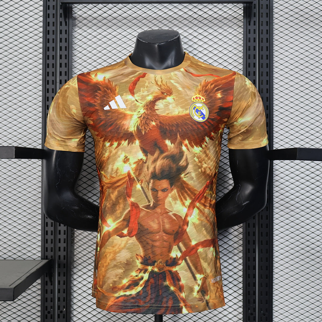 Camiseta Real Madrid Café y Naranja Edición Especial 2025/26 Versión Jugador - frente