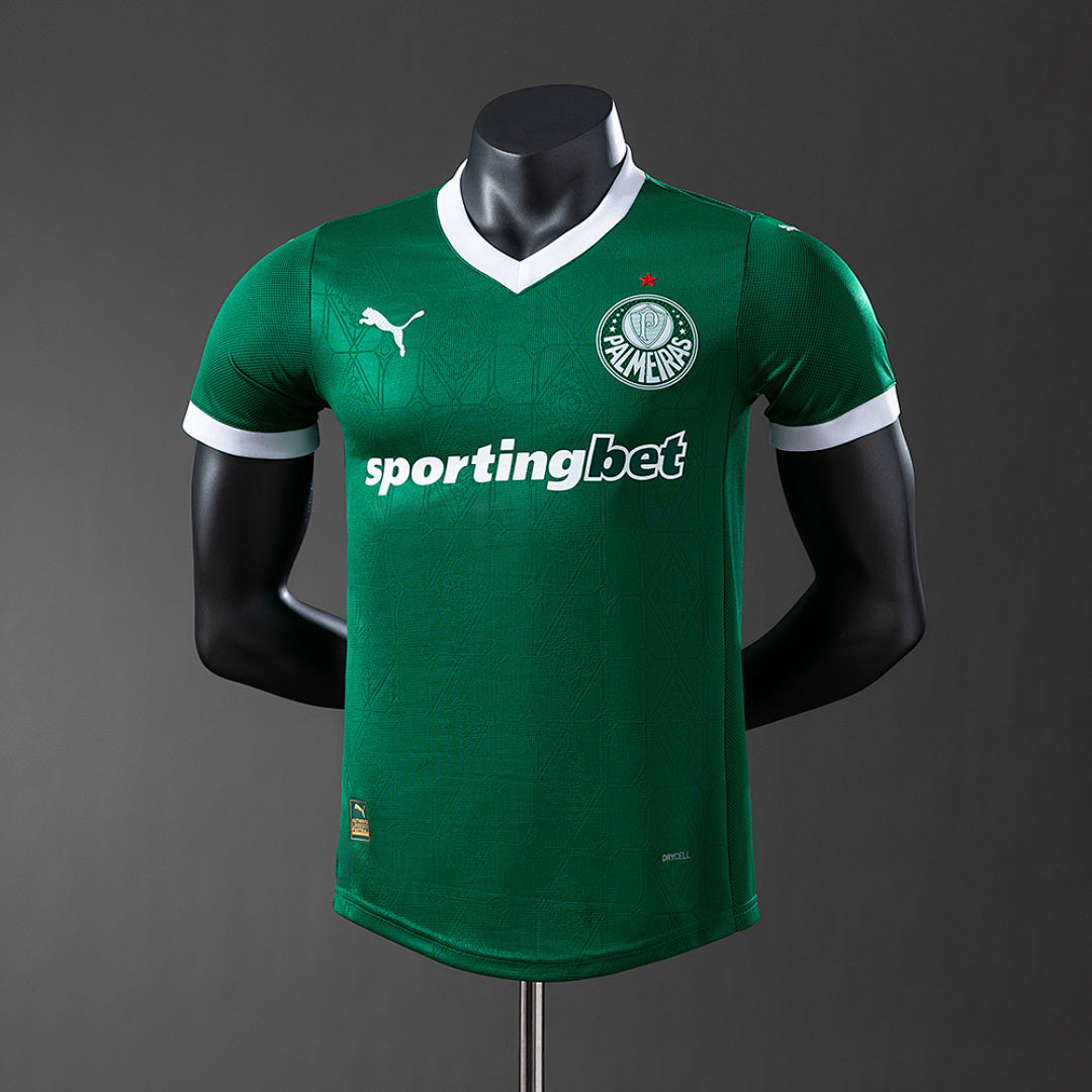 Camiseta Palmeiras Local Con Sponsors 2025/26 Versión Jugador - frente